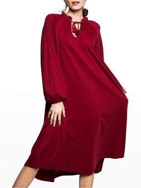 Petite Plume Garbo Luxe 100% Pima Cotton Nightgown L